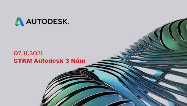 CTKM mua bản quyền Autodesk AutoCAD 3 năm